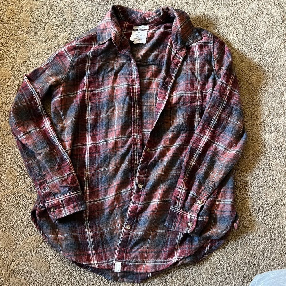 American Eagle Boyfriend Fit Flannel